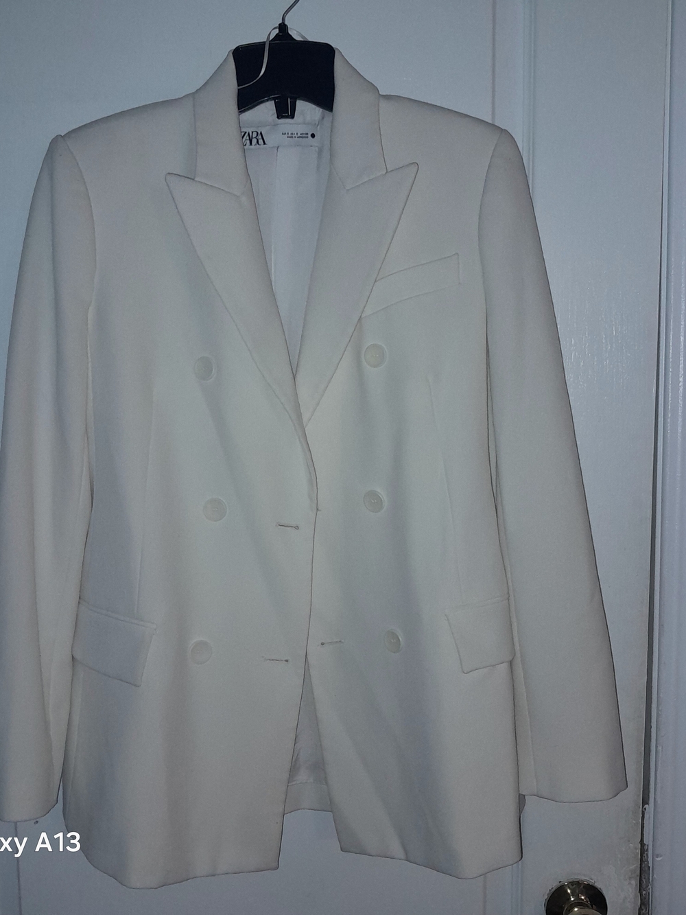 Zara Off-White Structured Women's Blazer